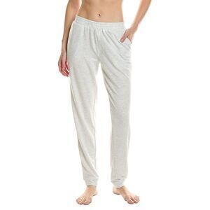 Hue Womens  Heather Basic Lounge Pant, White